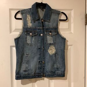 Forever 21 denim vest